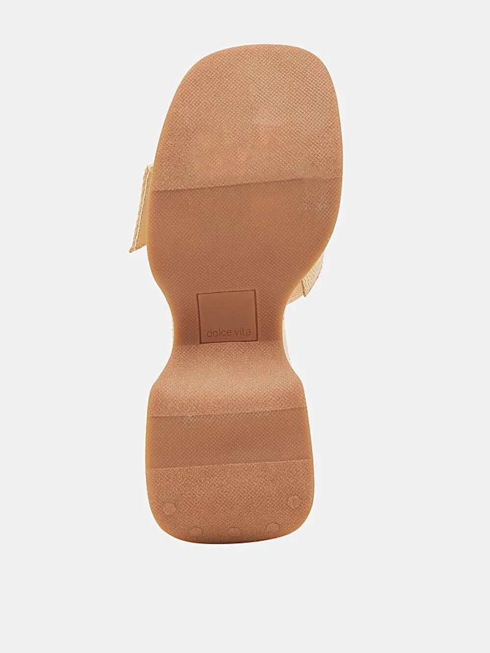 DOLCE VITA Gisel Heels Lt Natural Woven Raffia